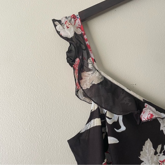 Vintage Jeunesse Midi Floral Dress Women’s 14 - Picture 4 of 9